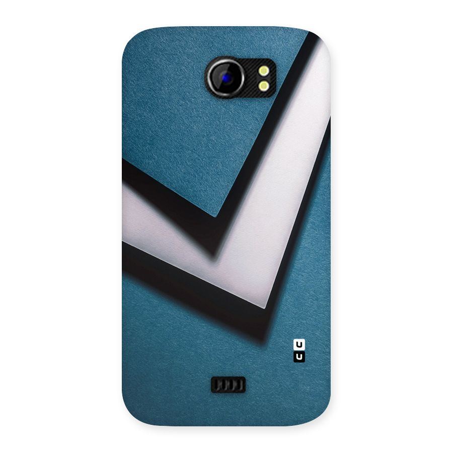 Simple Right Tick Back Case for Micromax Canvas 2 A110