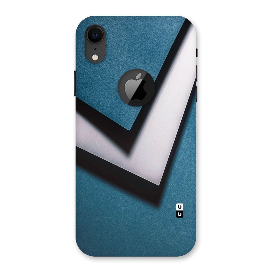 Simple Right Tick Back Case for iPhone XR Logo Cut