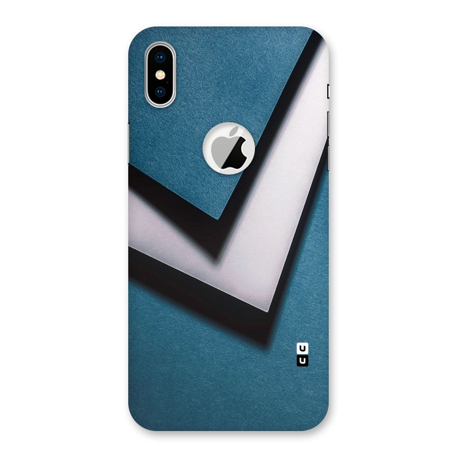 Simple Right Tick Back Case for iPhone X Logo Cut