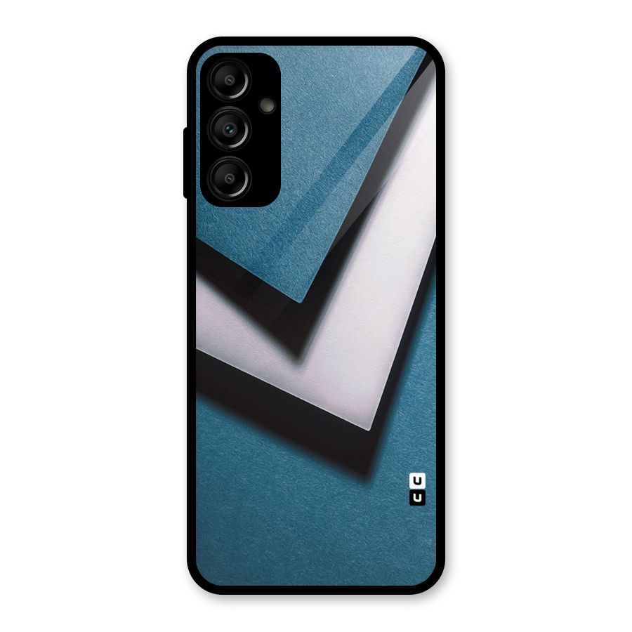 Simple Right Tick Glass Back Case for Galaxy A14 5G