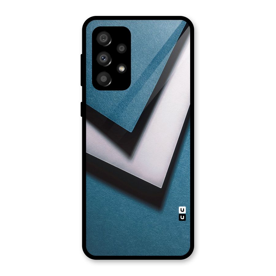 Simple Right Tick Glass Back Case for Galaxy A32
