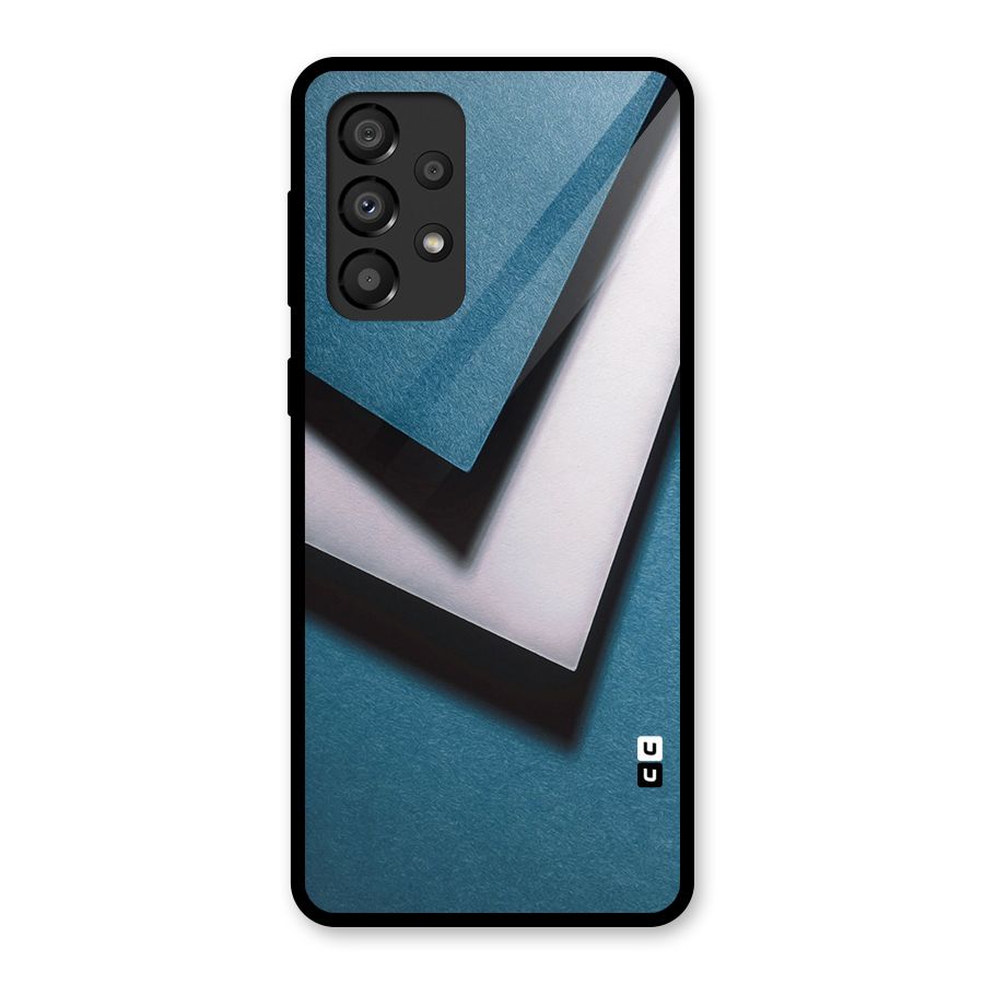 Simple Right Tick Glass Back Case for Galaxy A33 5G
