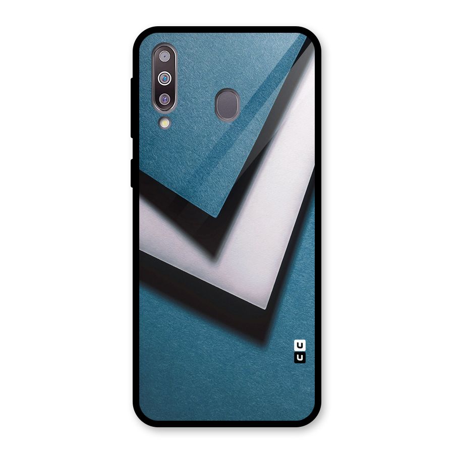 Simple Right Tick Glass Back Case for Galaxy M30