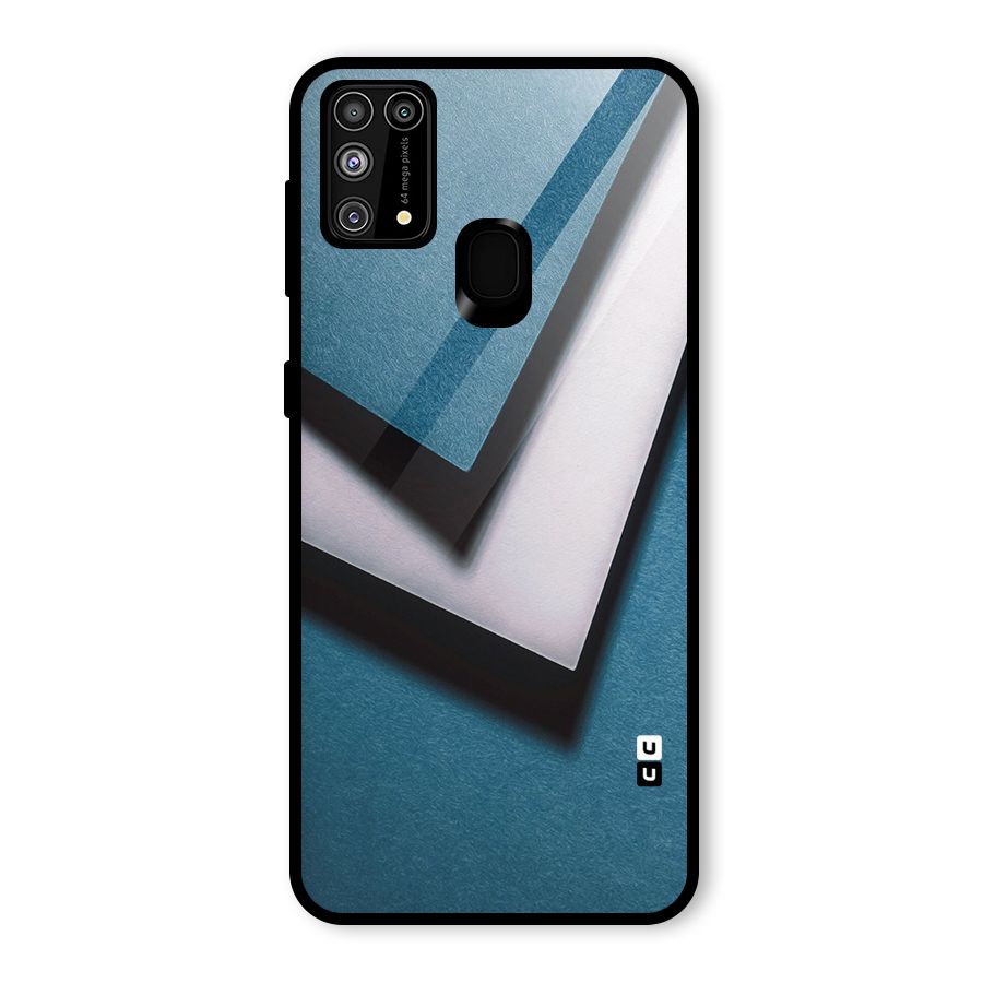 Simple Right Tick Glass Back Case for Galaxy M31