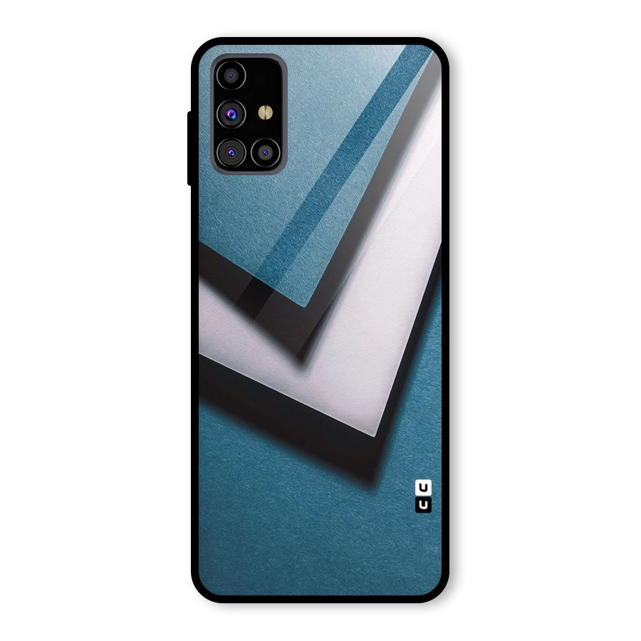 Simple Right Tick Glass Back Case for Galaxy M31s