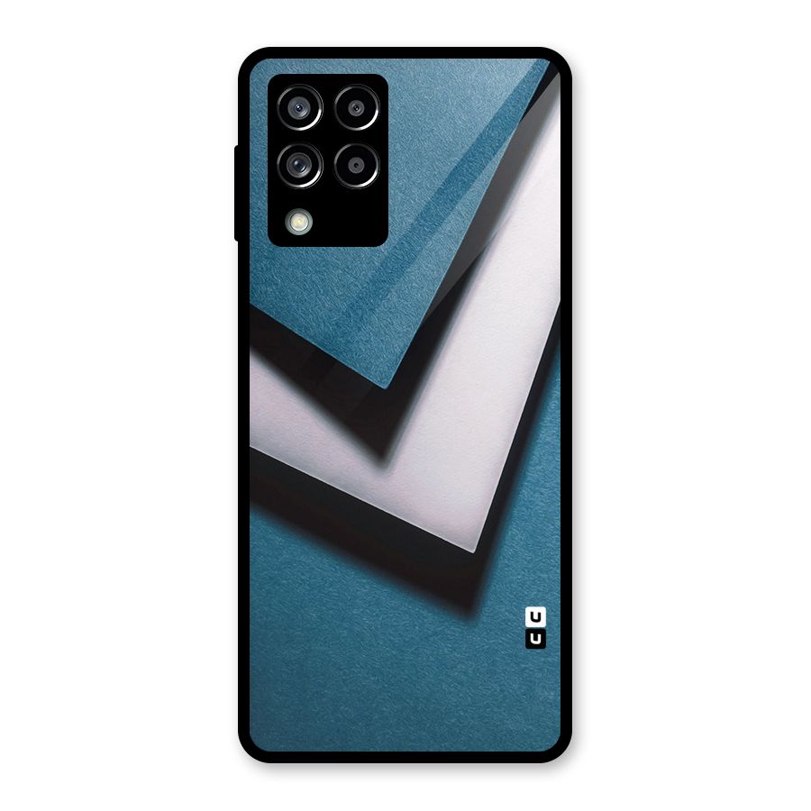 Simple Right Tick Glass Back Case for Galaxy M53 5G
