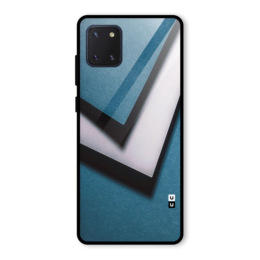 Simple Right Tick Glass Back Case for Galaxy Note 10 Lite