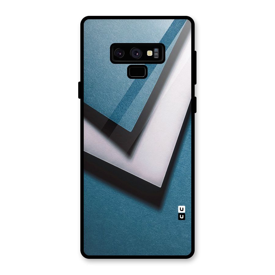 Simple Right Tick Glass Back Case for Galaxy Note 9
