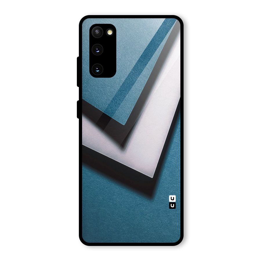 Simple Right Tick Glass Back Case for Galaxy S20 FE 5G