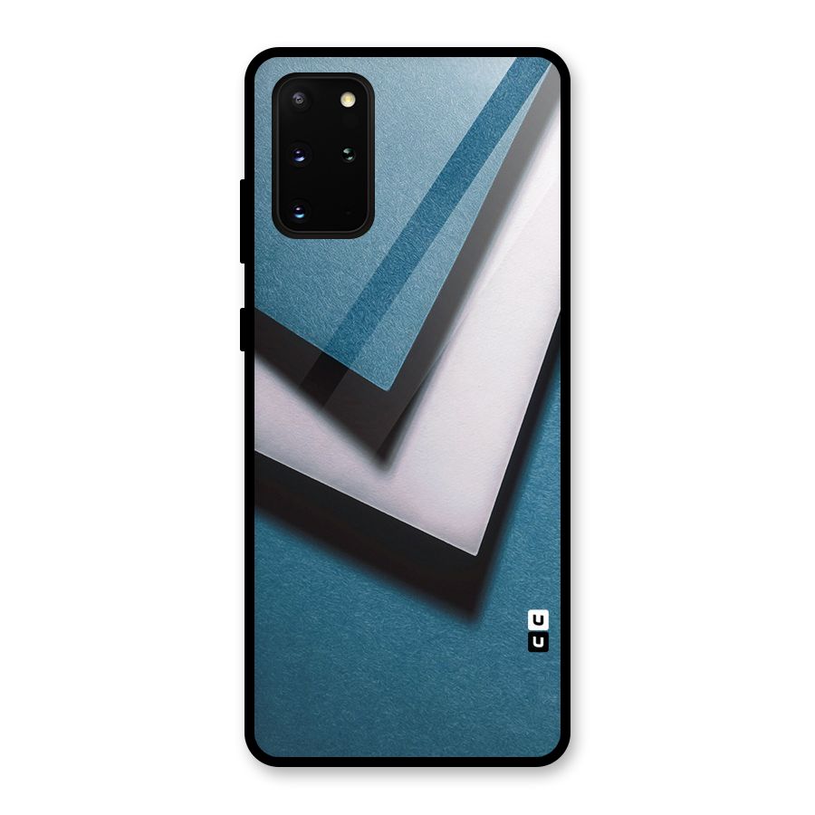 Simple Right Tick Glass Back Case for Galaxy S20 Plus