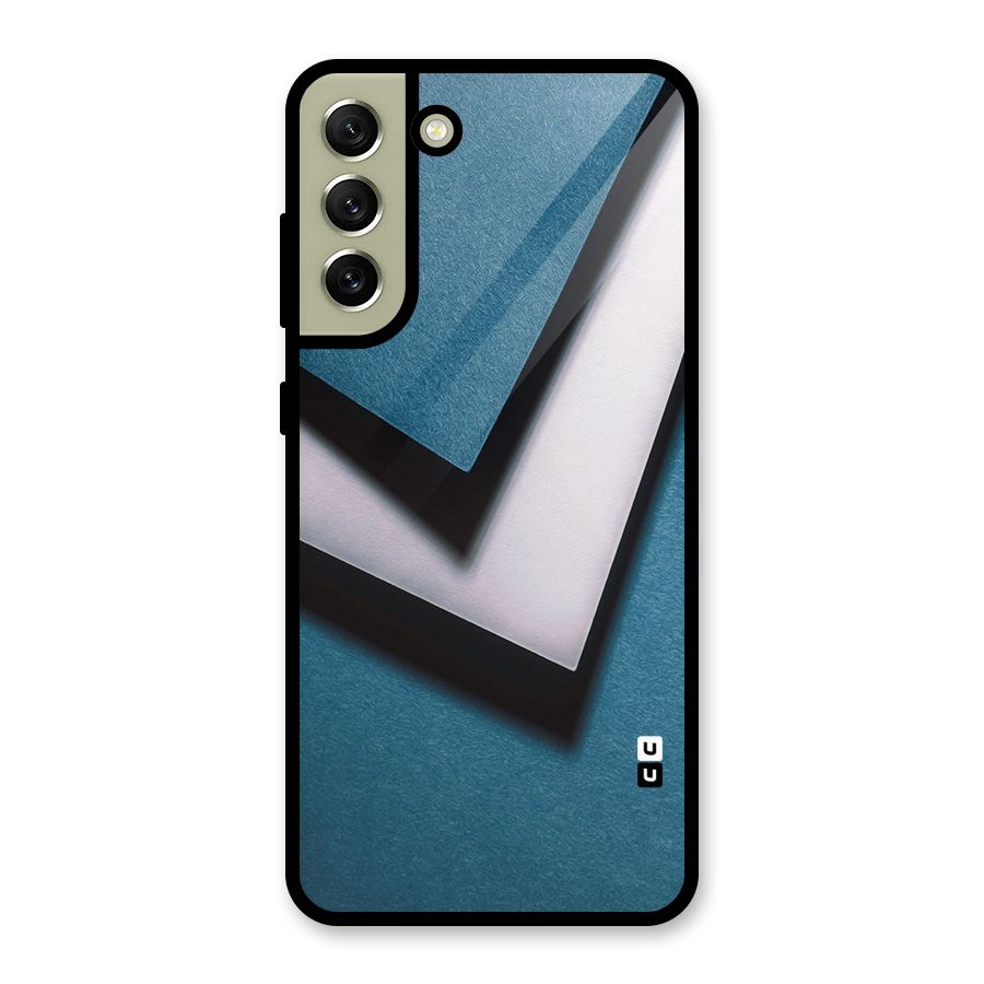 Simple Right Tick Glass Back Case for Galaxy S21 FE 5G