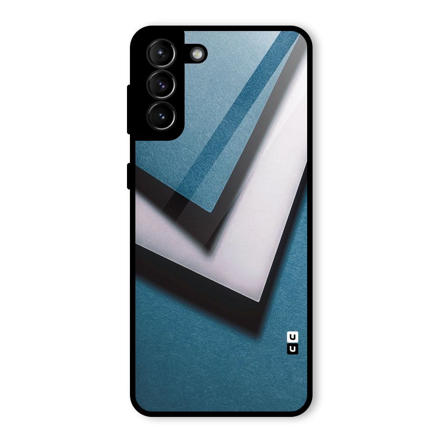 Simple Right Tick Glass Back Case for Galaxy S21 Plus