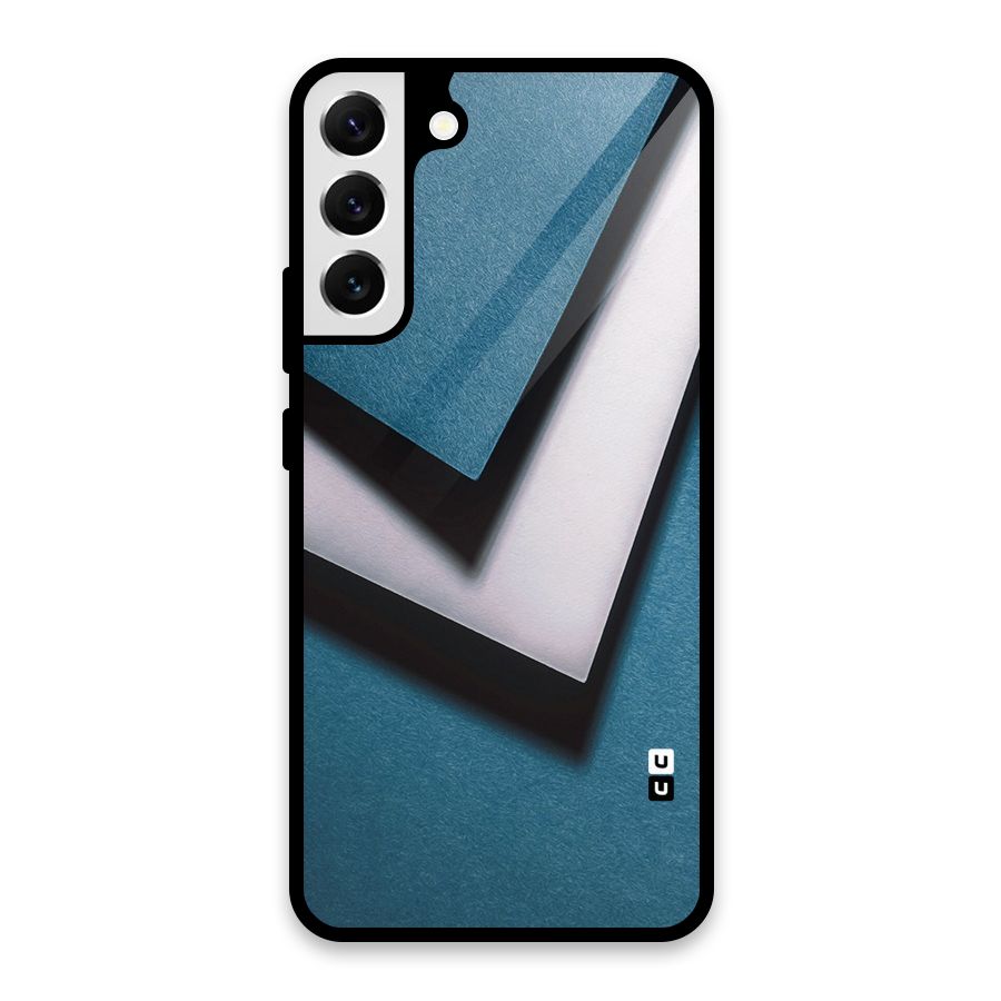 Simple Right Tick Glass Back Case for Galaxy S22 Plus 5G