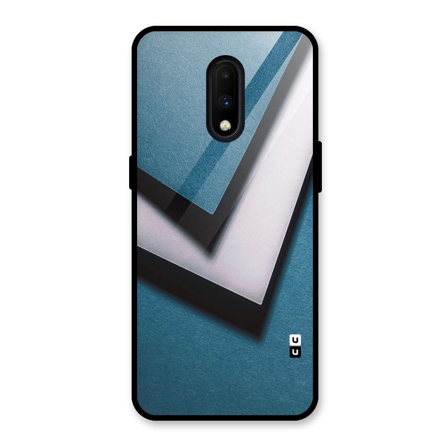 Simple Right Tick Glass Back Case for OnePlus 7