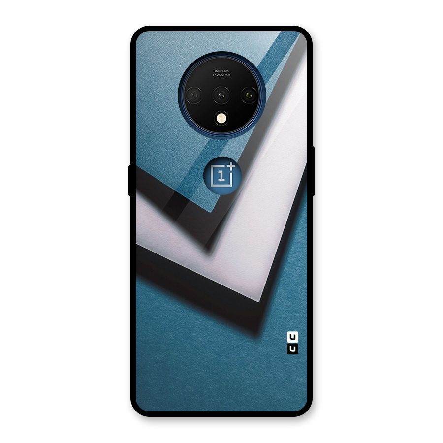 Simple Right Tick Glass Back Case for OnePlus 7T