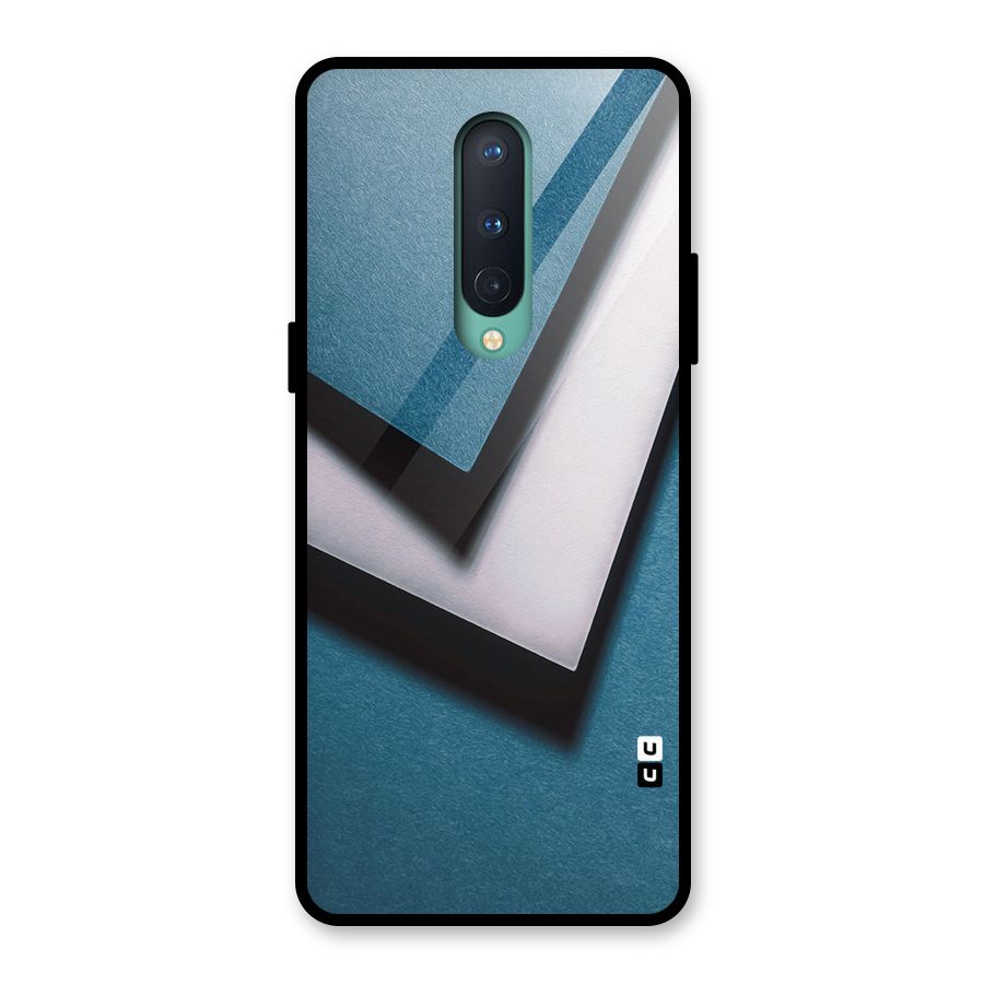 Simple Right Tick Glass Back Case for OnePlus 8