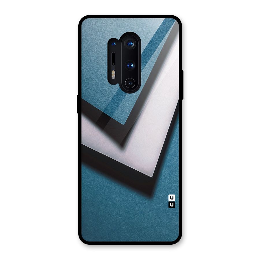 Simple Right Tick Glass Back Case for OnePlus 8 Pro