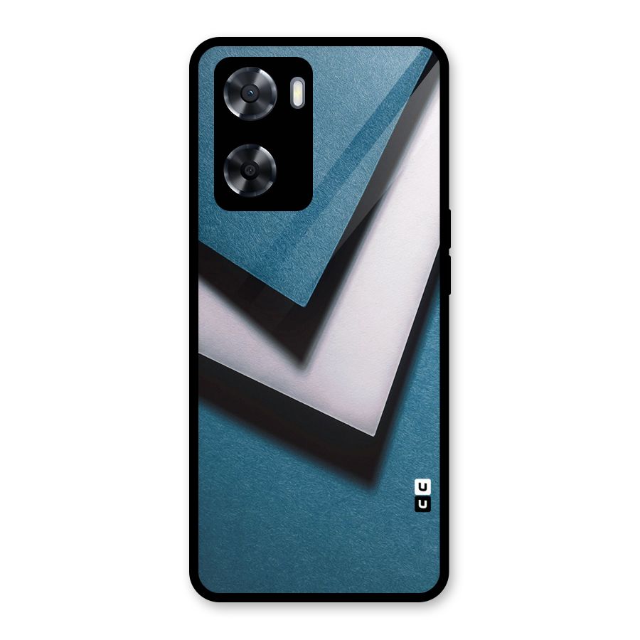 Simple Right Tick Glass Back Case for Oppo A57 2022