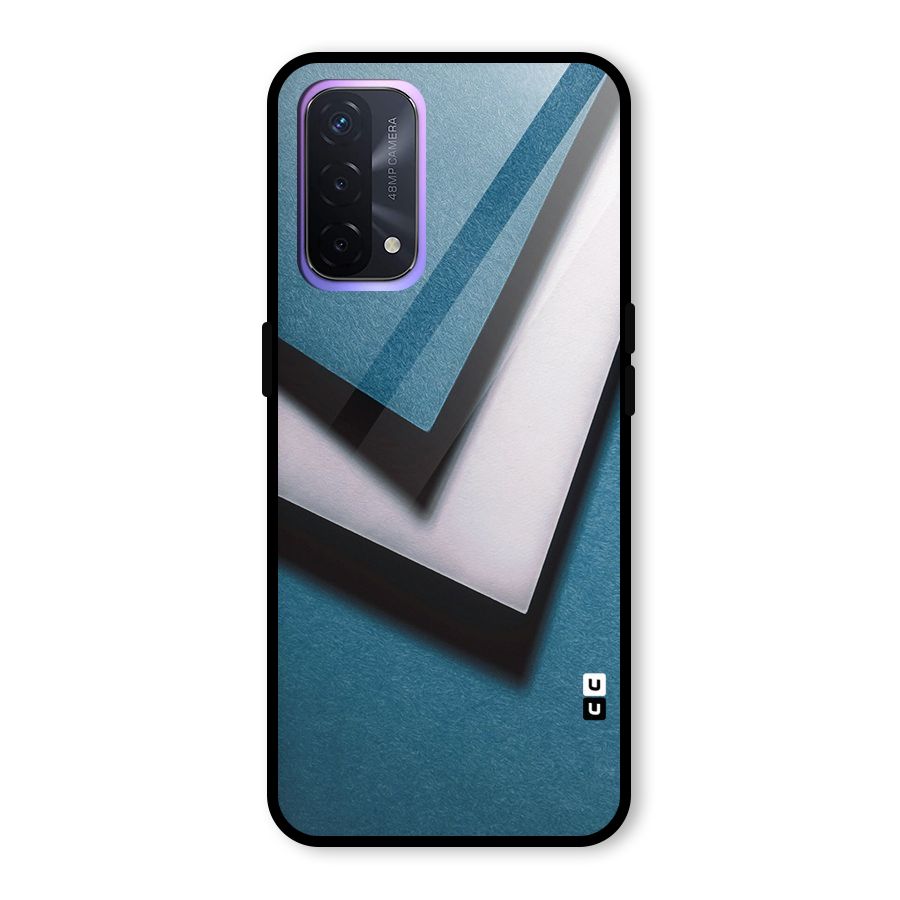 Simple Right Tick Glass Back Case for Oppo A74 5G