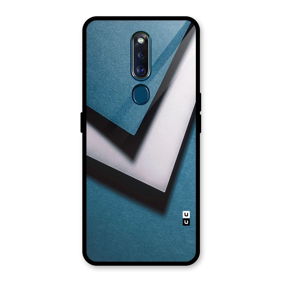 Simple Right Tick Glass Back Case for Oppo F11 Pro