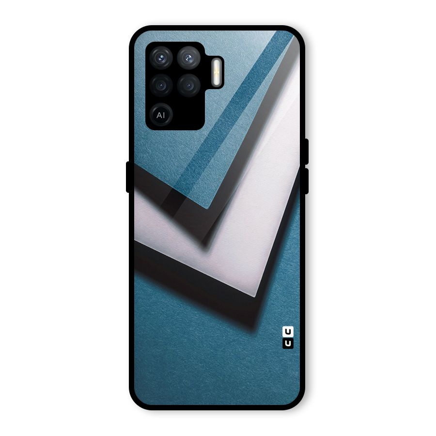 Simple Right Tick Glass Back Case for Oppo F19 Pro