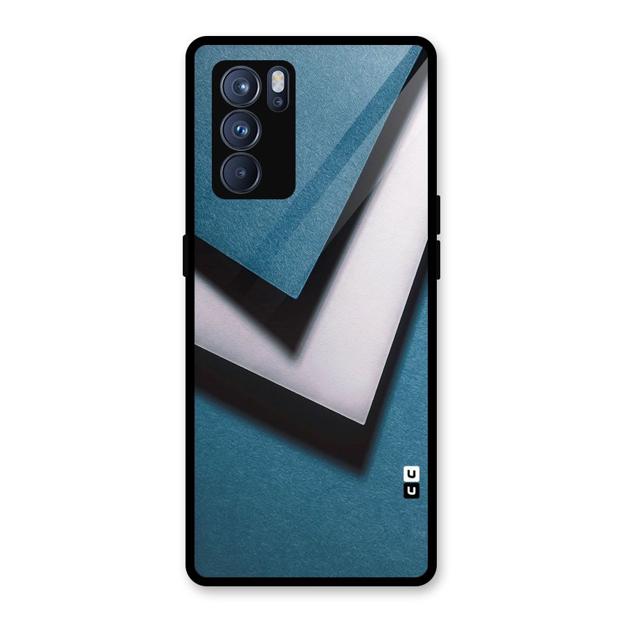 Simple Right Tick Glass Back Case for Oppo Reno6 Pro 5G