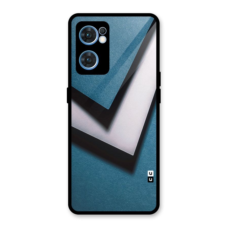Simple Right Tick Glass Back Case for Oppo Reno7 5G
