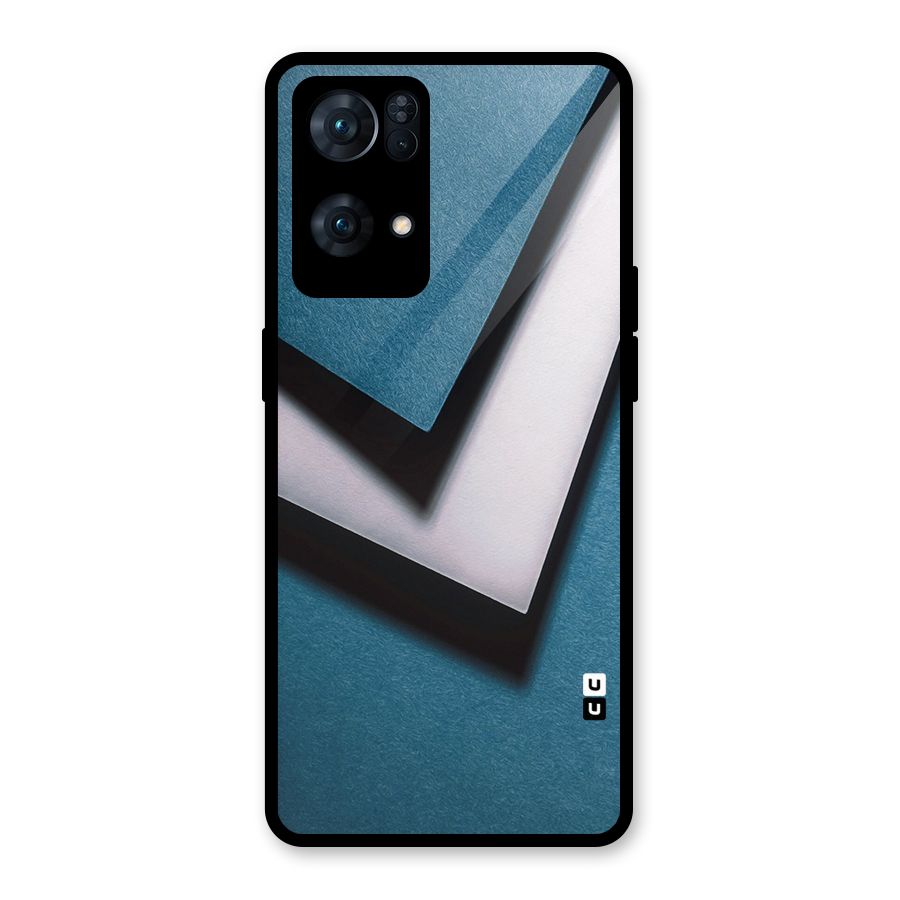 Simple Right Tick Glass Back Case for Oppo Reno7 Pro 5G