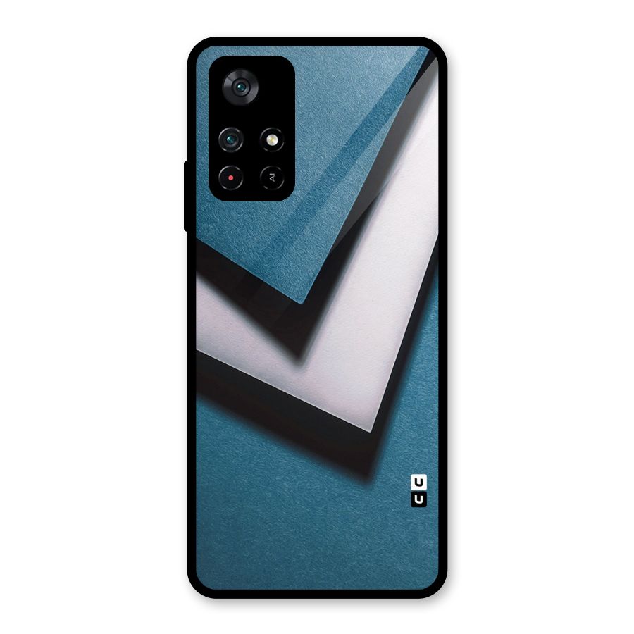 Simple Right Tick Glass Back Case for Poco M4 Pro 5G