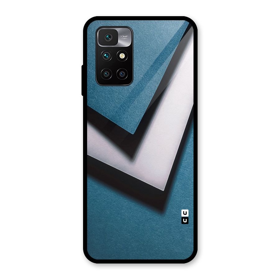 Simple Right Tick Glass Back Case for Redmi 10 Prime