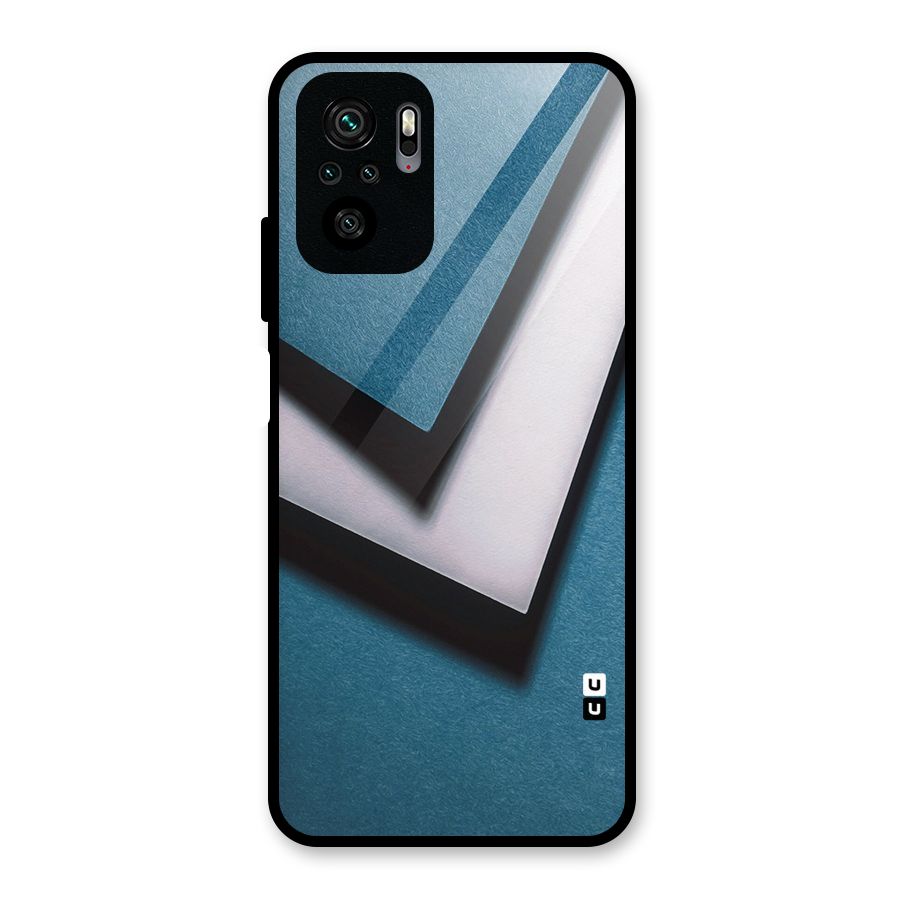 Simple Right Tick Glass Back Case for Redmi Note 10S