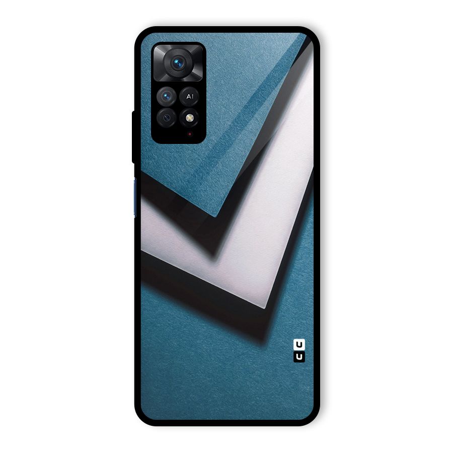 Simple Right Tick Glass Back Case for Redmi Note 11 Pro