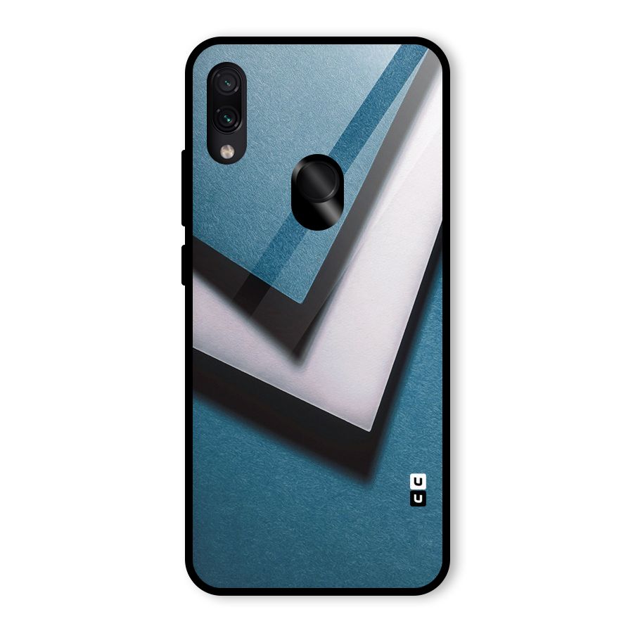 Simple Right Tick Glass Back Case for Redmi Note 7 Pro