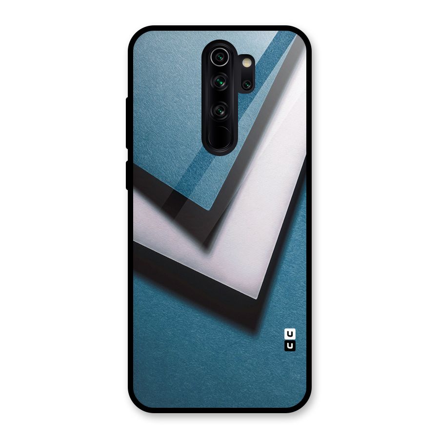 Simple Right Tick Glass Back Case for Redmi Note 8 Pro