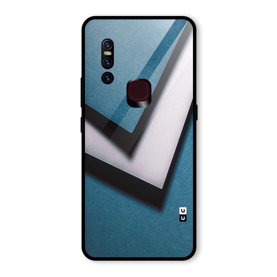 Simple Right Tick Glass Back Case for Vivo V15