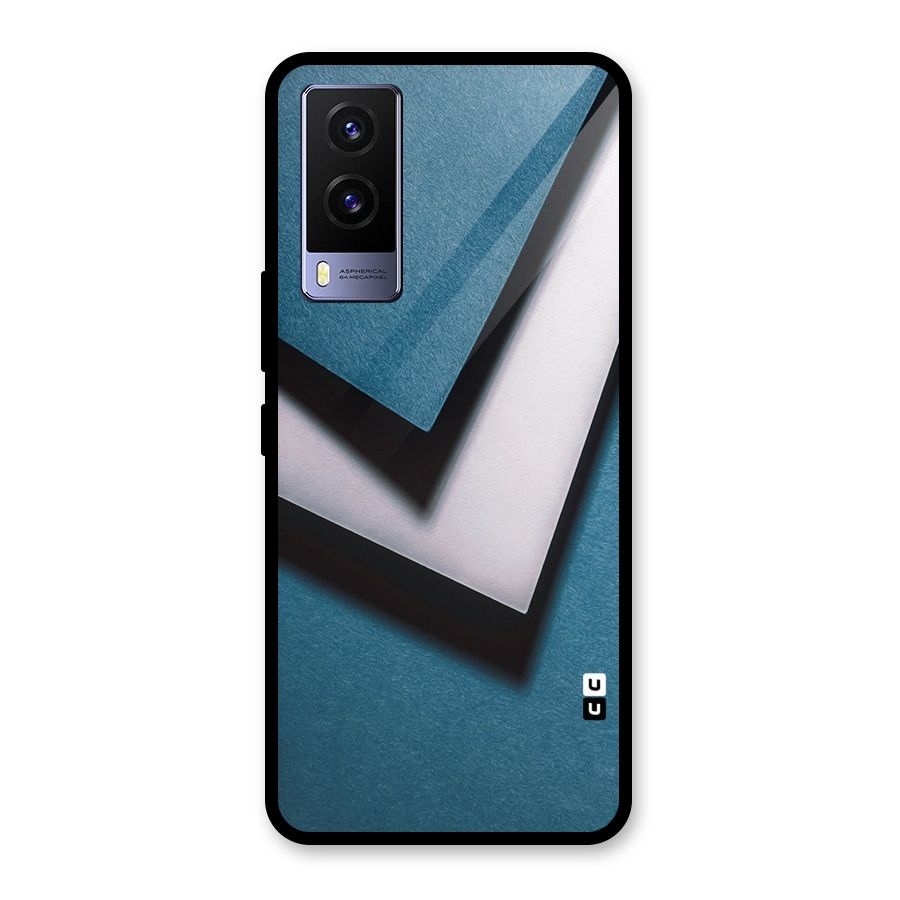 Simple Right Tick Glass Back Case for Vivo V21e 5G