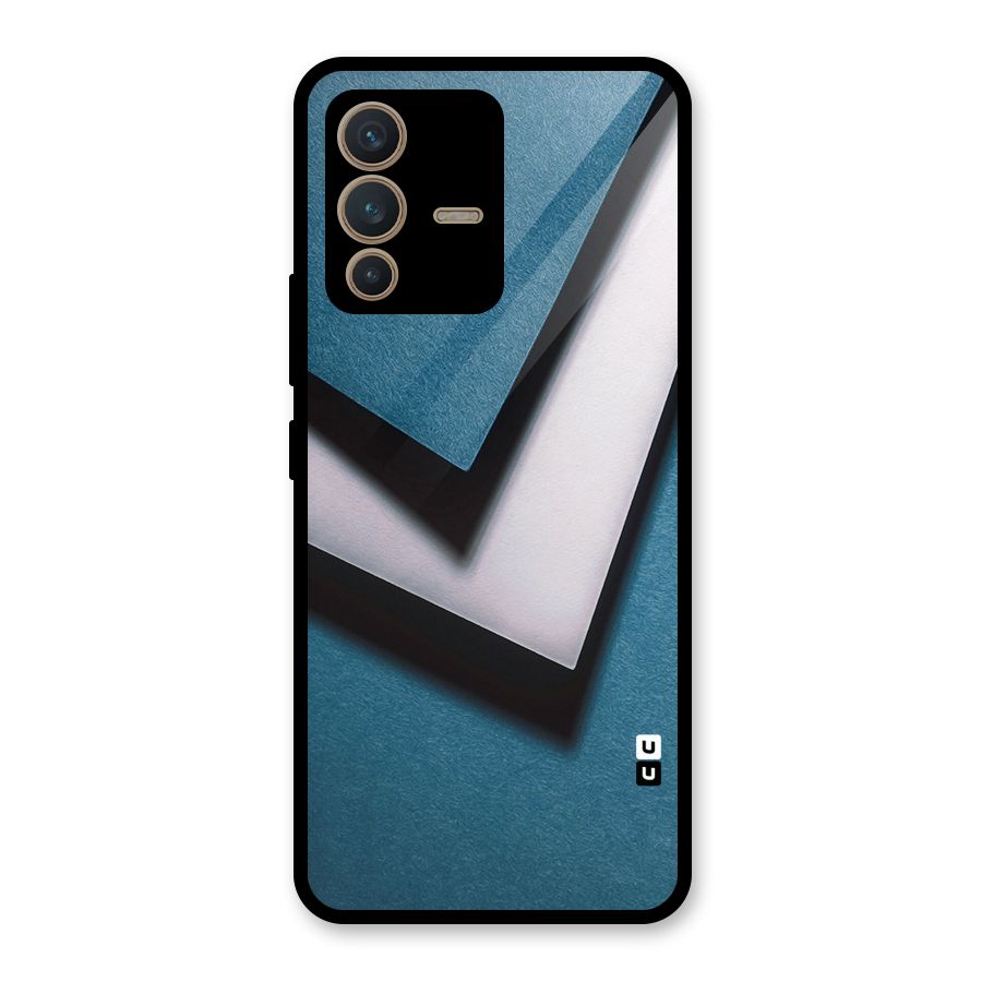 Simple Right Tick Glass Back Case for Vivo V23 5G