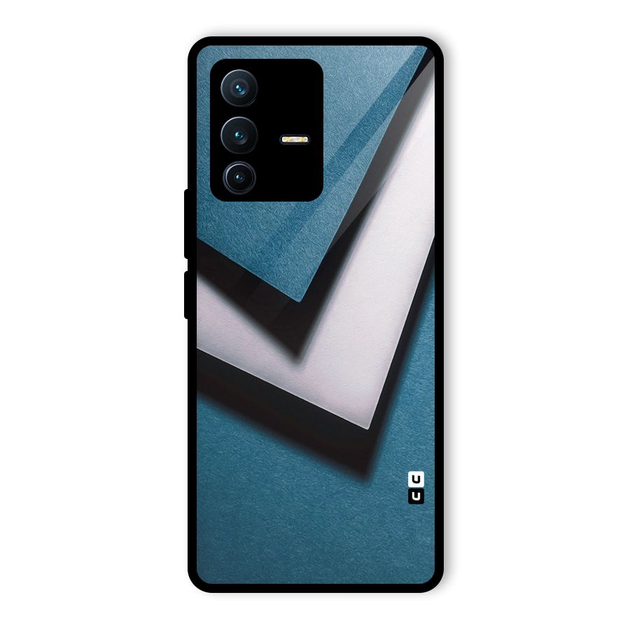 Simple Right Tick Glass Back Case for Vivo V23 Pro