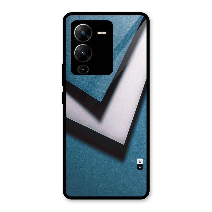 Simple Right Tick Glass Back Case for Vivo V25 Pro