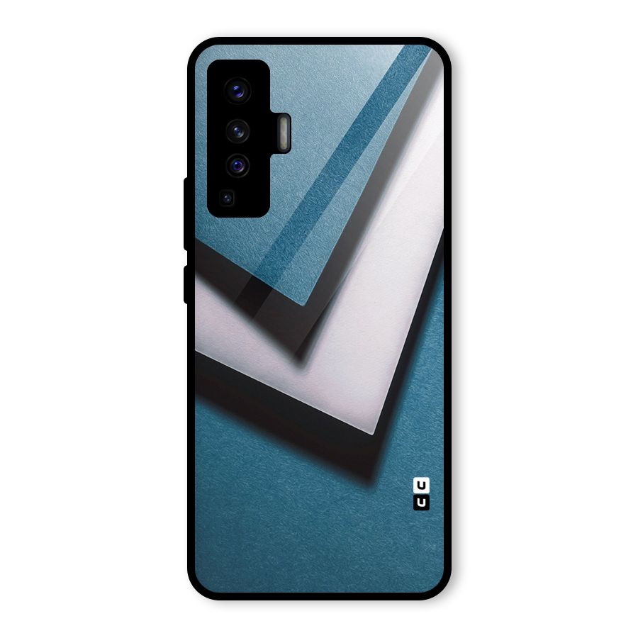 Simple Right Tick Glass Back Case for Vivo X50