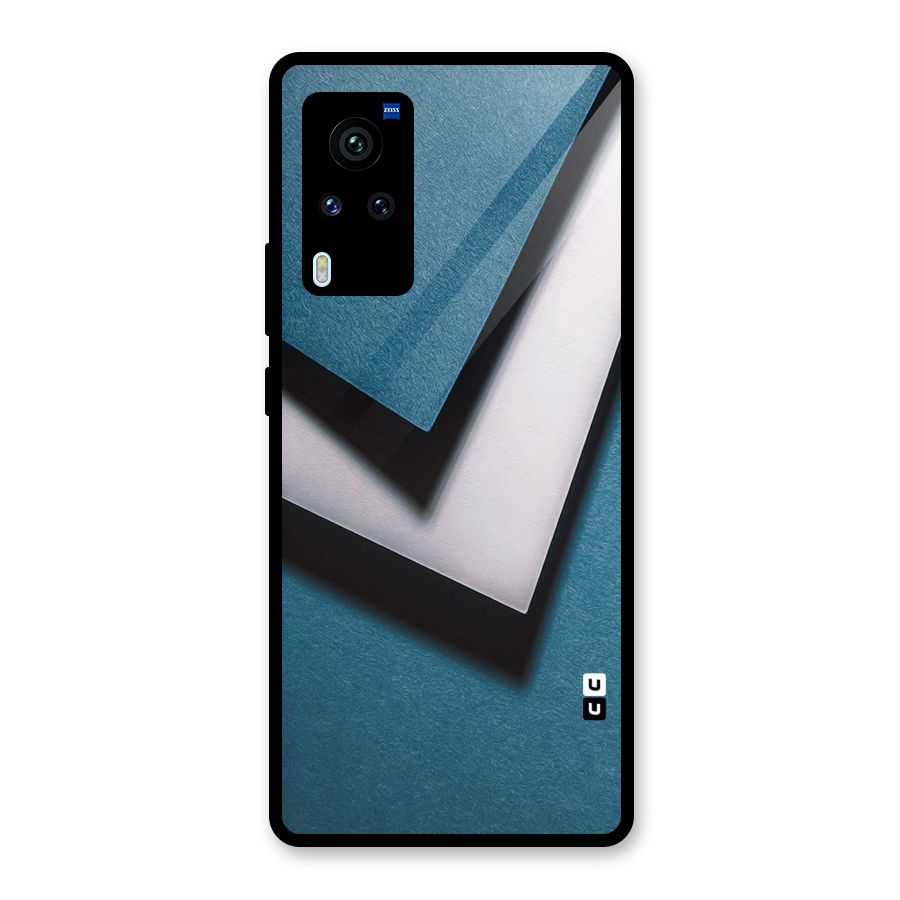 Simple Right Tick Glass Back Case for Vivo X60 Pro