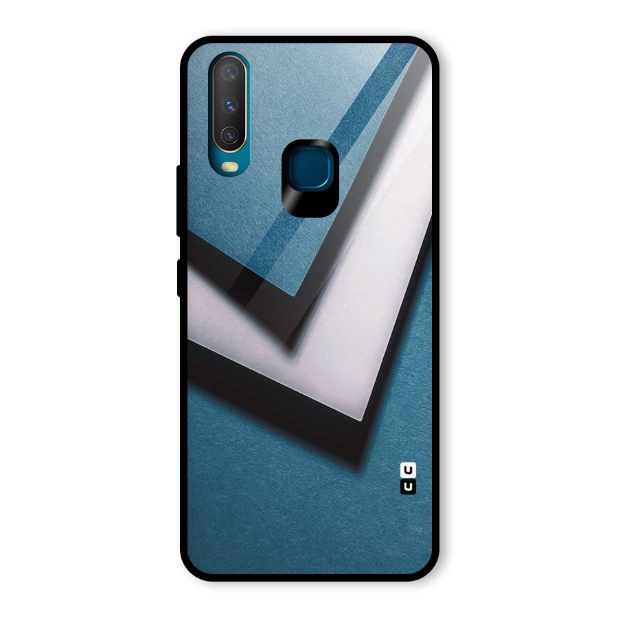 Simple Right Tick Glass Back Case for Vivo Y17