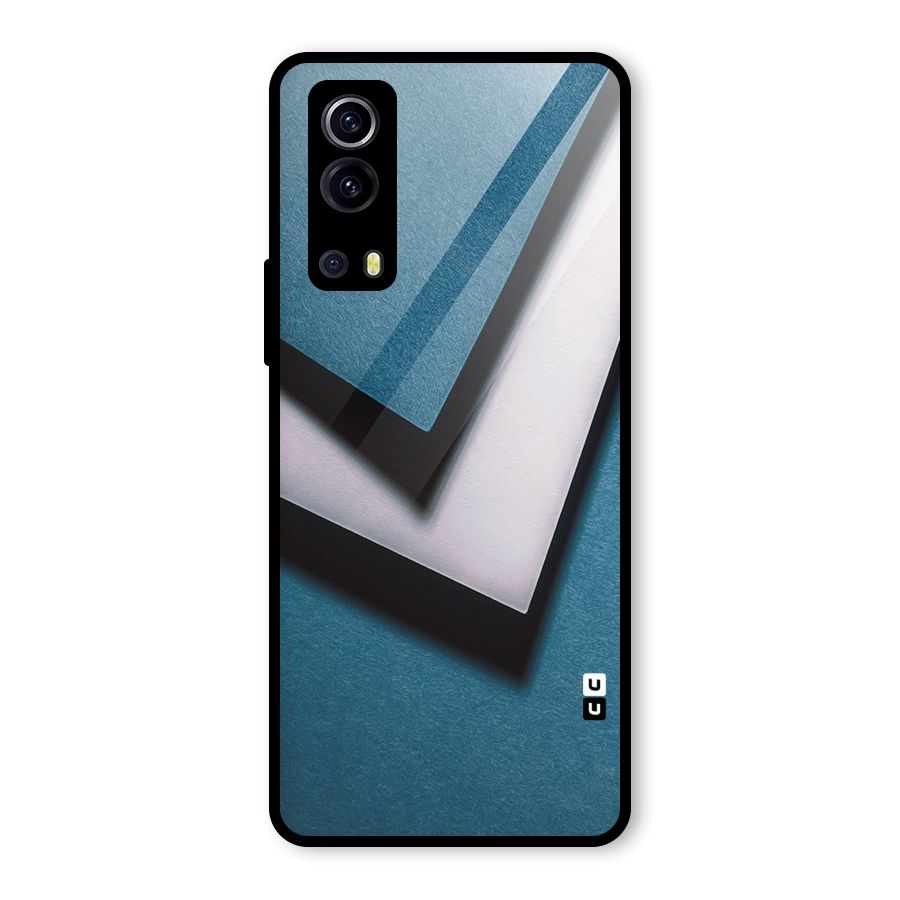 Simple Right Tick Glass Back Case for Vivo iQOO Z3
