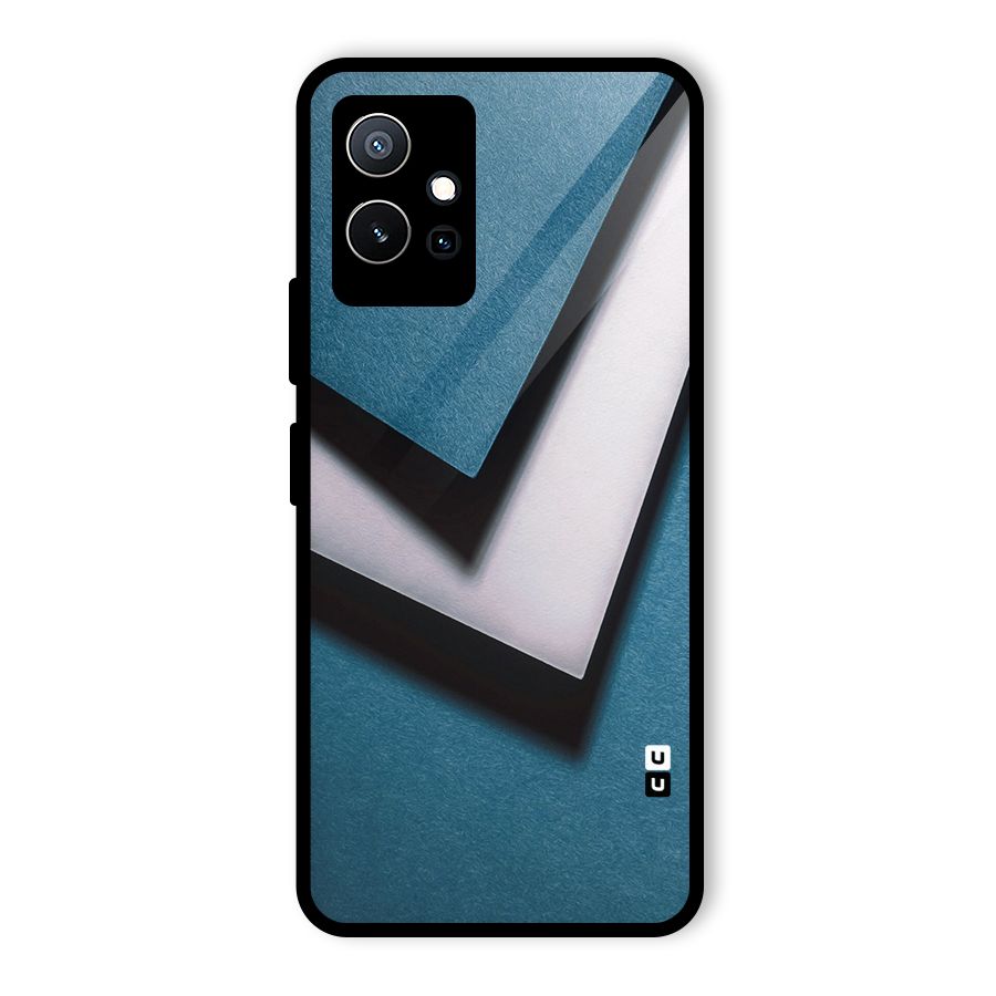 Simple Right Tick Glass Back Case for Vivo iQOO Z6