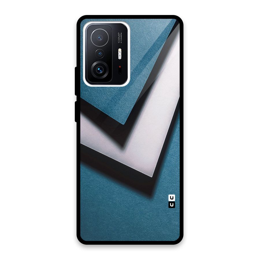 Simple Right Tick Glass Back Case for Xiaomi 11T Pro