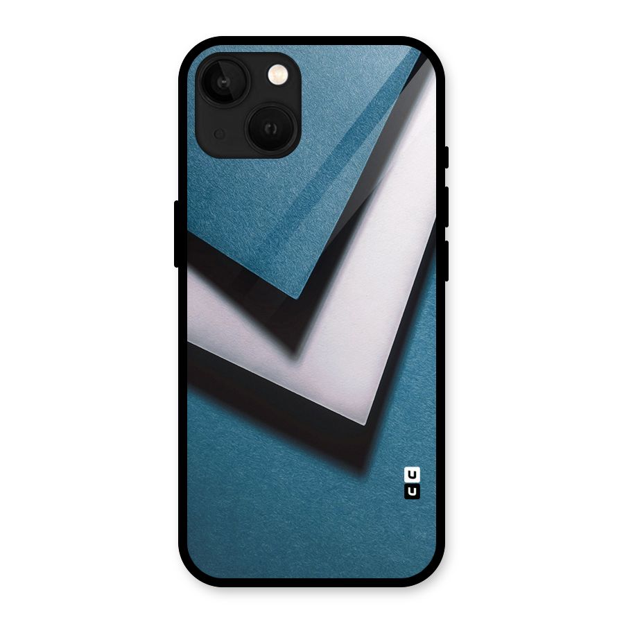 Simple Right Tick Glass Back Case for iPhone 13