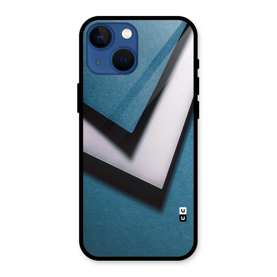 Simple Right Tick Glass Back Case for iPhone 13 Mini