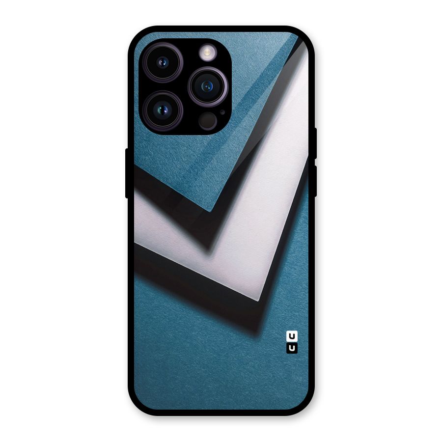 Simple Right Tick Glass Back Case for iPhone 14 Pro Max
