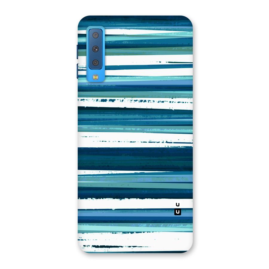 Simple Soothing Lines Back Case for Galaxy A7 (2018)