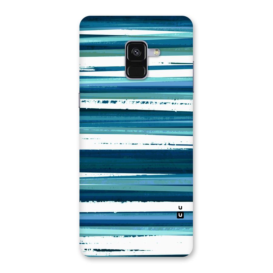 Simple Soothing Lines Back Case for Galaxy A8 Plus
